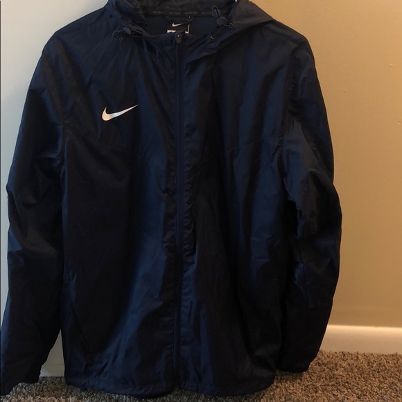 nike team sideline rain coat
